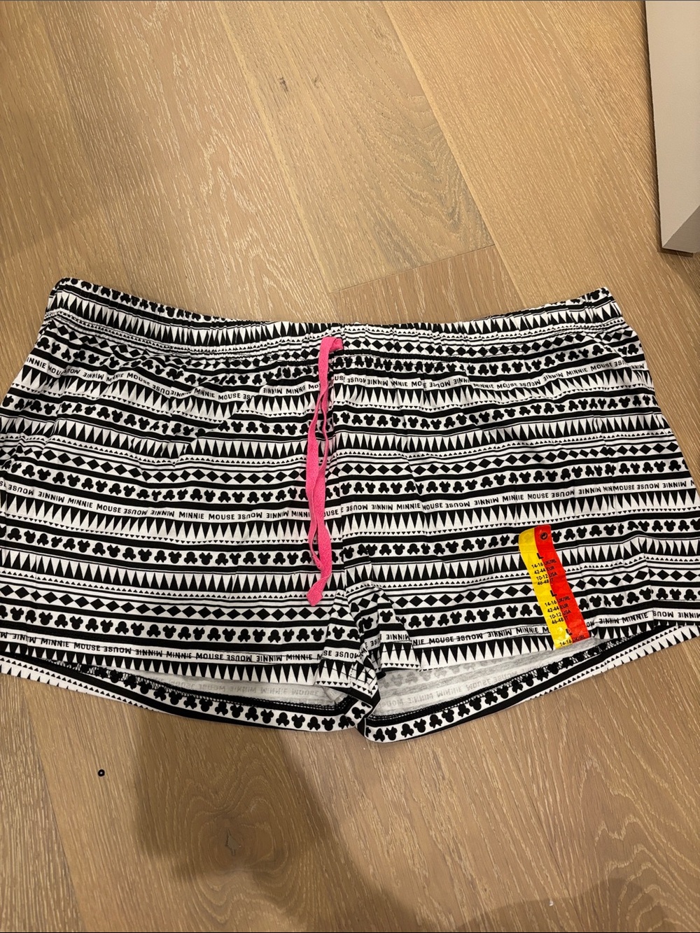 Minnie Mouse Patterned pj Shorts